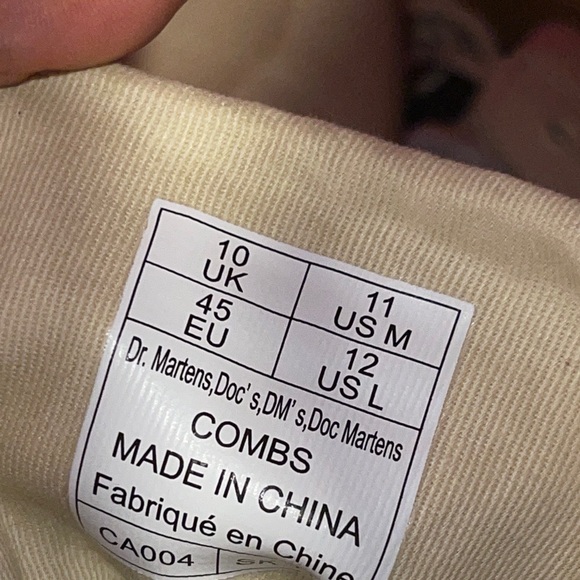 DR. MARTENS COMBS CANVAS CASUAL BOOTS - Picture 7 of 10